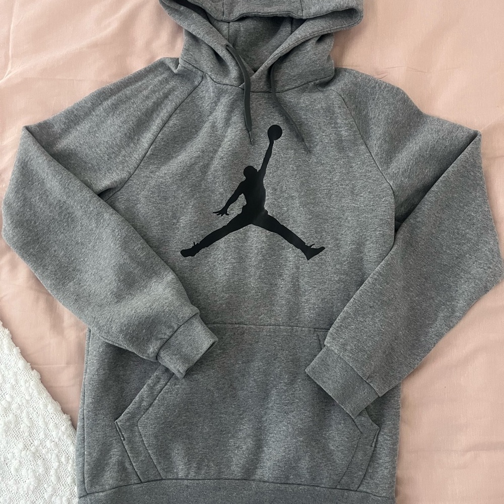 Jordan Men's Gray Hoodie